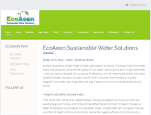 Tablet Screenshot of ecoaeon.com